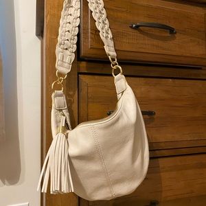 Nine West leather cream bag